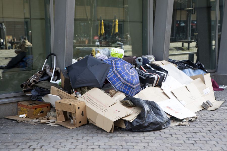 Homeless Camp Cleanout by System4 Georgia